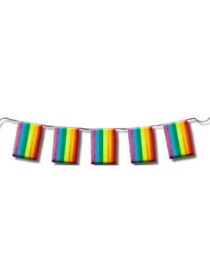 PRIDE - TIRA DE BANDERA LGBT 10 METROS.