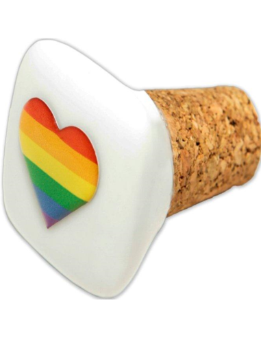PRIDE - TAPON CERAMICA CORCHO CUADRADO CON...
