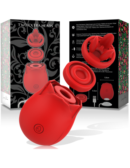 MIA - ESTIMULADOR CLITORIS DOS CABEZALES 3 EN 1 EDICIÓN DE LUJO