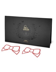 BIJOUX MIMI BOW CUBRE PEZONES ROJO.