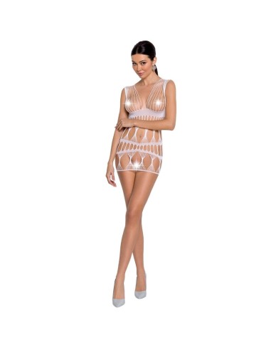 PASSION WOMAN BS089 BODYSTOCKING BLANCO TALLA...
