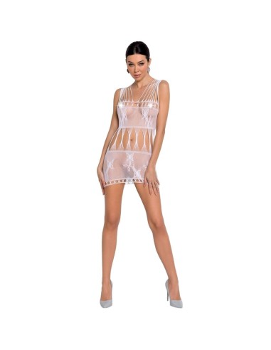 PASSION WOMAN BS090 BODYSTOCKING BLANCO TALLA...