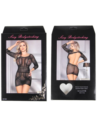 QUEEN LINGERIE VESTIDO CUERPO DE RED S-L
