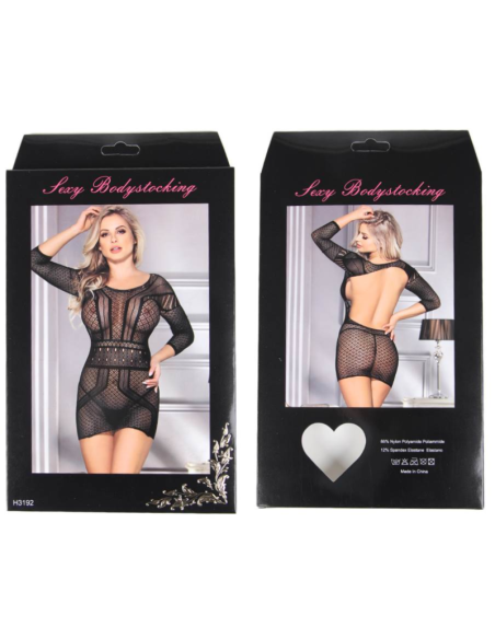 QUEEN LINGERIE VESTIDO CUERPO DE RED S-L