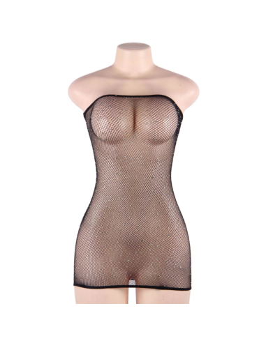 QUEEN LINGERIE VESTIDO CUERPO DE RED CON...