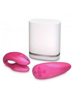 WE VIBE CHORUS VIBRADOR PAREJAS CON CONTROL SQUEEZE ROSA 2