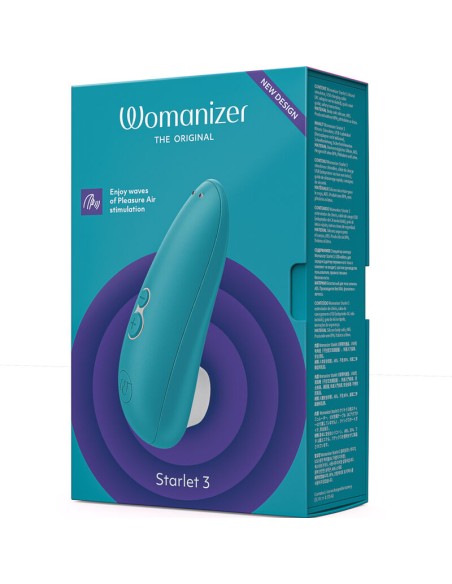WOMANIZER - STARLET 3 ESTIMULADOR CLÍTORIS TURQUESA