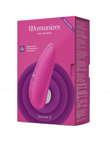 WOMANIZER - STARLET 3 ESTIMULADOR CLÍTORIS ROSA