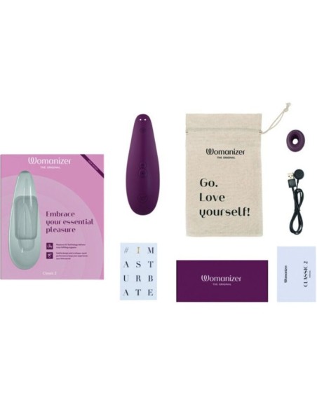 WOMANIZER - CLASSIC 2 ESTIMULADOR DE CLÍTORIS BURDEOS