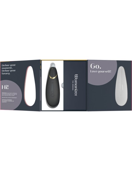 WOMANIZER - PREMIUM 2 ESTIMULADOR DE CLÍTORIS NEGRO