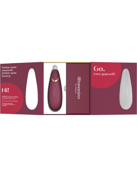 WOMANIZER - PREMIUM 2 ESTIMULADOR DE CLÍTORIS BURDEOS