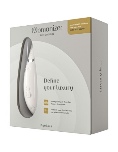 WOMANIZER - PREMIUM 2 ESTIMULADOR DE CLÍTORIS GRIS