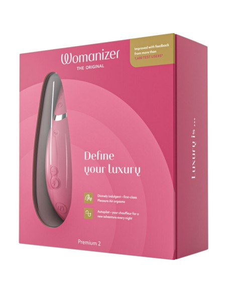 WOMANIZER - PREMIUM 2 ESTIMULADOR DE CLÍTORIS FRAMBUESA