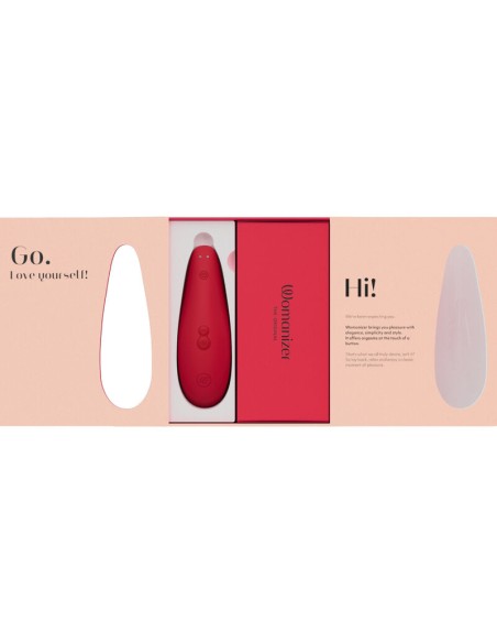 WOMANIZER - MARILYN MONROE CLASSIC 2 ESTIMULADOR DE CLÍTORIS ROJO INTENSO
