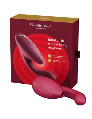 WOMANIZER - DUO 2 ESTIMULADOR BURDEOS