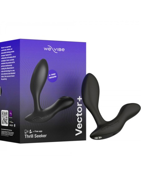 WE-VIBE - VECTOR+ MASAJEADOR DE PRÓSTATA NEGRO