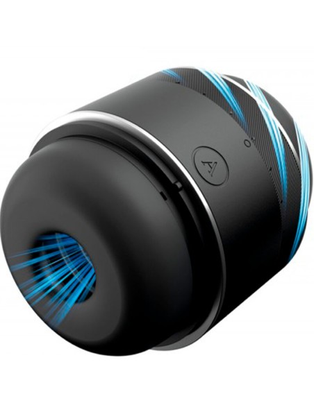ARCWAVE - VOY MALE STROKER WITH 8 PRESSURE SETTINGS BLACK (10 ML LUBRICANT INCLUDED)