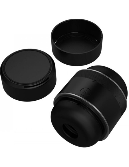 ARCWAVE - VOY MALE STROKER WITH 8 PRESSURE SETTINGS BLACK (10 ML LUBRICANT INCLUDED)
