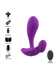 INTENSE - SHELLY PLUG ANAL CONTROL REMOTO MORADO 2