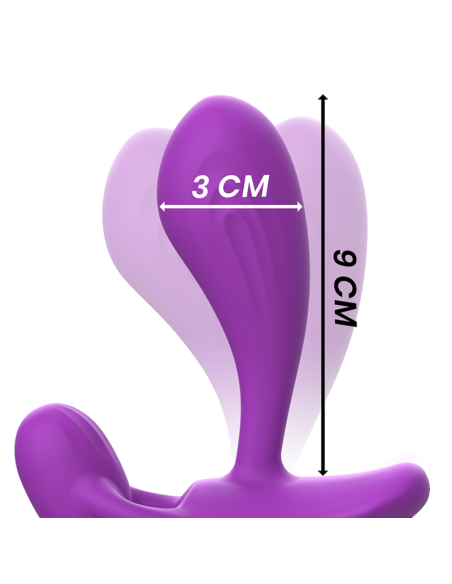 INTENSE - SHELLY PLUG ANAL CONTROL REMOTO MORADO