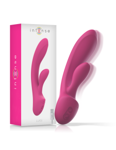 INTENSE - LUIGI VIBRADOR RABBIT SILICONA LIQUIDA ROSA 2