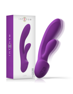 INTENSE - LUIGI VIBRADOR RABBIT SILICONA LIQUIDA MORADO 2
