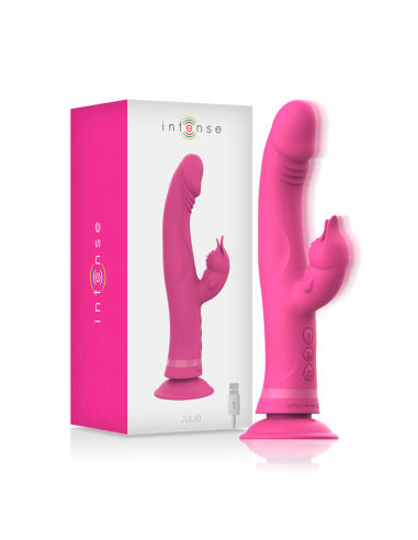 INTENSE - JULIO VIBRADOR RABBIT SILICONA ROSA