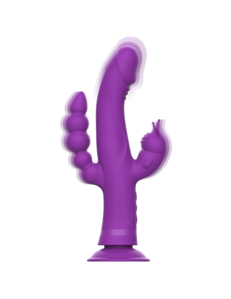 INTENSE - CASANOVA VIBRADOR RABBIT SILICONA TRIPLE MOTOR MORADO
