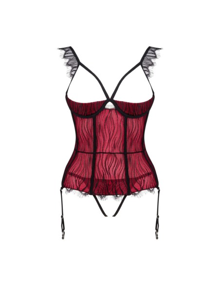 OBSESSIVE - DENISSA CORSET Y TANGA M/L