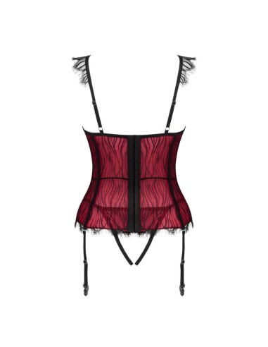 OBSESSIVE - DENISSA CORSET Y TANGA XS/S
