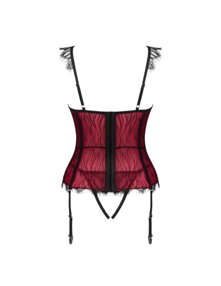 OBSESSIVE - DENISSA CORSET Y TANGA XS/S