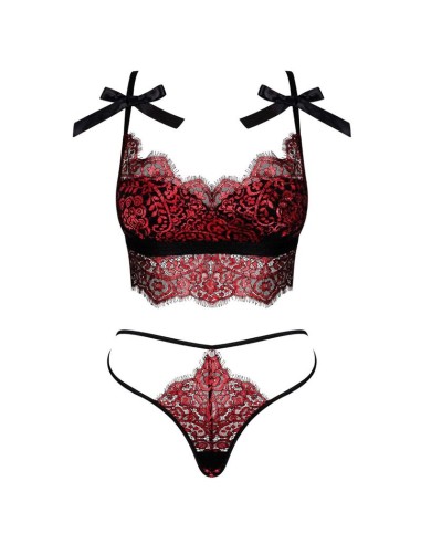 OBSESSIVE - REDESSIA SET DOS PIEZAS L/XL