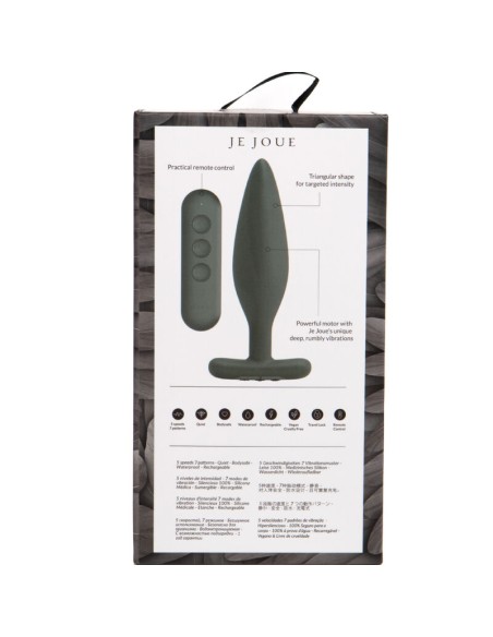 JE JOUE - EGON PLUG ANAL VIBRADOR NEGRO