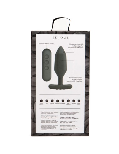 JE JOUE - ONYX PLUG ANAL VIBRADOR NEGRO