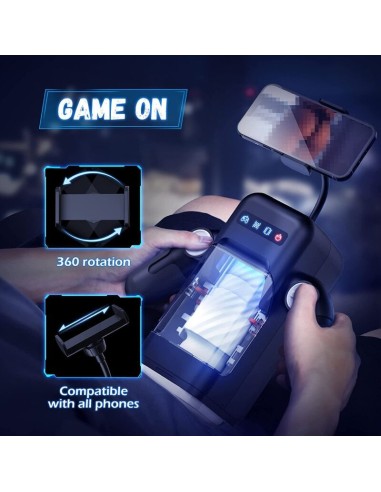 GAME CUP - MASTURBADOR MASCULINO CON VIBRACIÓN...
