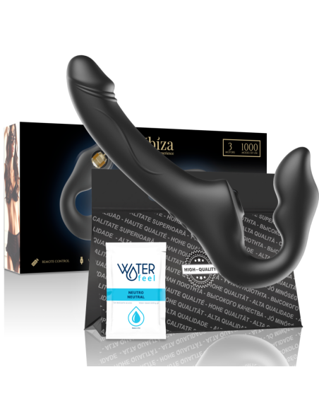 IBIZA VIBRADOR STRAPLESS CONTROL REMOTO 3 MOTORES 1000 COMBINACIONES.