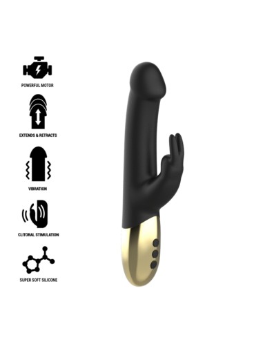 IBIZA - VIBRADOR ROTADOR PERLADO RABBIT