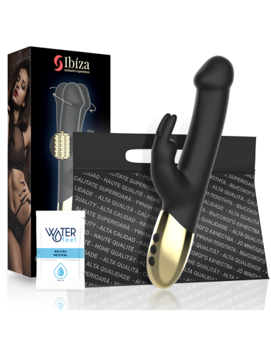 IBIZA - VIBRADOR ROTADOR PERLADO RABBIT