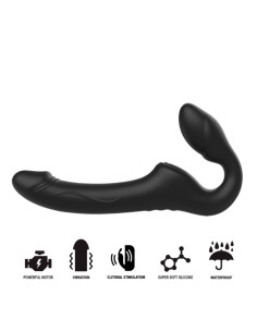 IBIZA - VIBRADOR STRAPLESS CON PULSADOR CONTROL REMOTO 3...