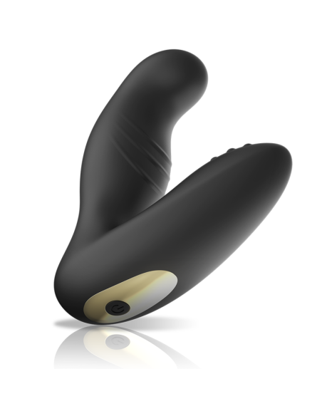IBIZA - MASAJEADOR ANAL ROTACION Y VIBRACION CONTROL REMOTO 10 x 3.5 CM