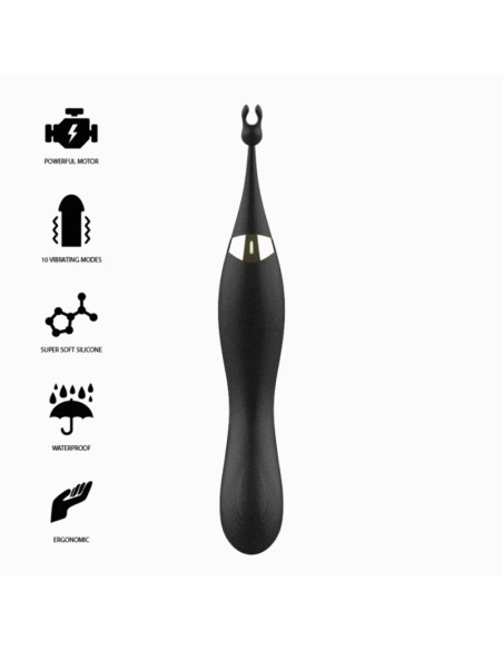 IBIZA ESTIMULADOR DE CLITORIS INTERCAMBIABLES Y PULSATION VIBRADOR PUNTO G