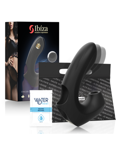 IBIZA - POTENTE DEDAL VIBRADOR MAS SUCCIONADOR