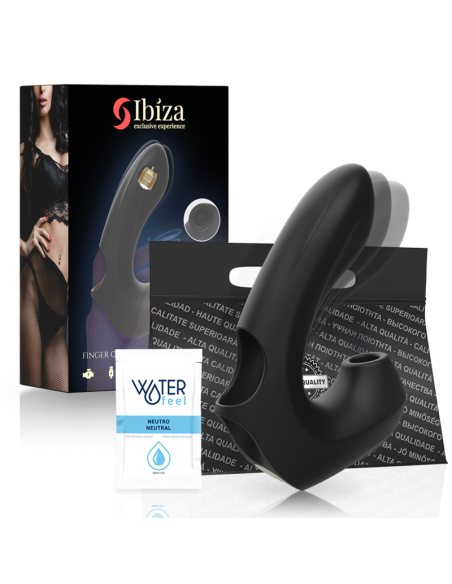 IBIZA - POTENTE DEDAL VIBRADOR MAS SUCCIONADOR
