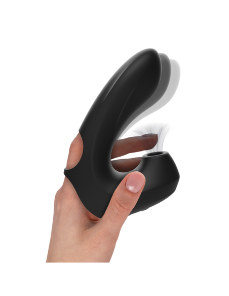 IBIZA - POTENTE DEDAL VIBRADOR MAS SUCCIONADOR
