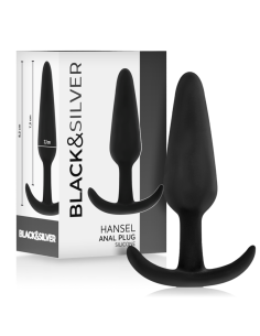 BLACKSILVER - HANSEL PLUG ANAL SILICONA CON ASA PEQUEÑO