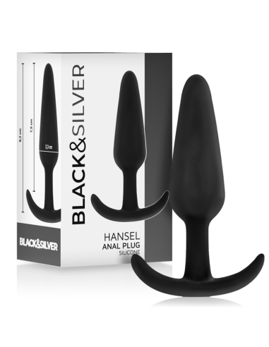 BLACKSILVER - HANSEL PLUG ANAL SILICONA CON ASA...