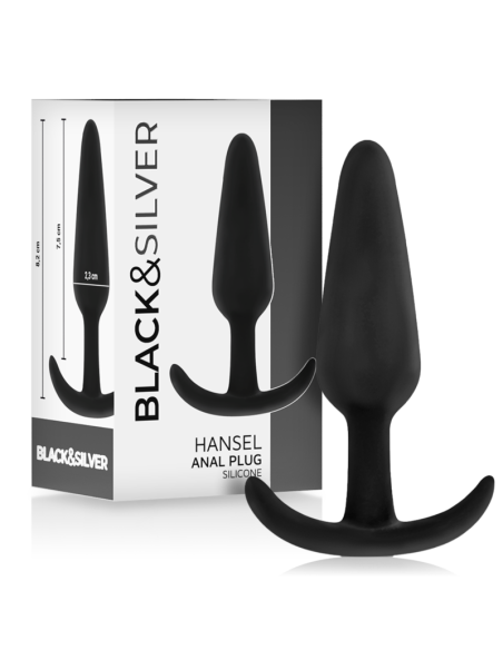 BLACKSILVER - HANSEL PLUG ANAL SILICONA CON ASA PEQUEÑO
