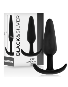 BLACKSILVER - KAEL PLUG ANAL SILICONA CON ASA MEDIANO