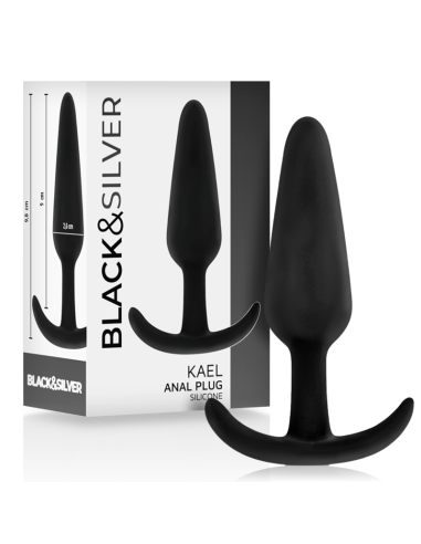 BLACKSILVER - KAEL PLUG ANAL SILICONA CON ASA...