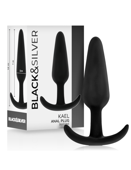 BLACKSILVER - KAEL PLUG ANAL SILICONA CON ASA MEDIANO